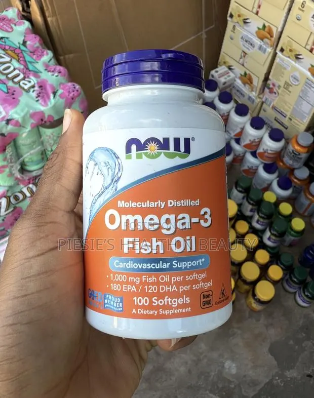Now Foods, Omega-3 180 Epa/120 Dha,Cardiovascular Support,100softgels · Photo 1