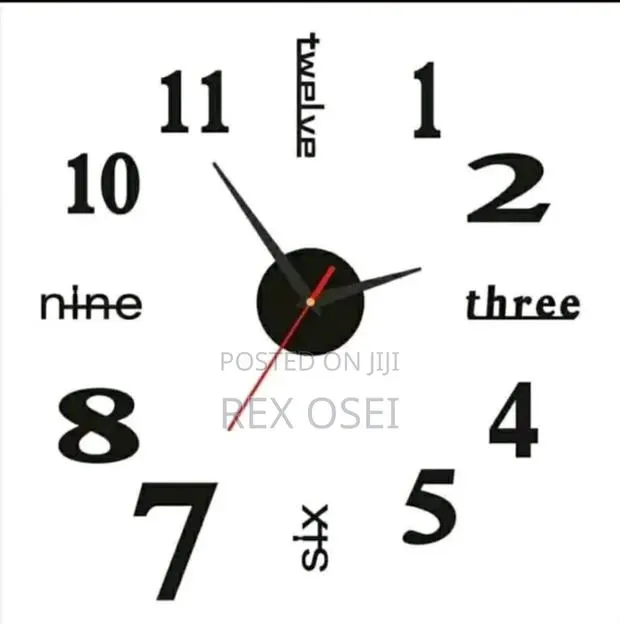 3d Wall Clock Number · Photo 1
