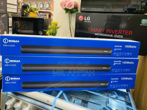 Sealed in Box Sigma SSB Ly S225 100watt Wireless Sound Bar System · Photo 1