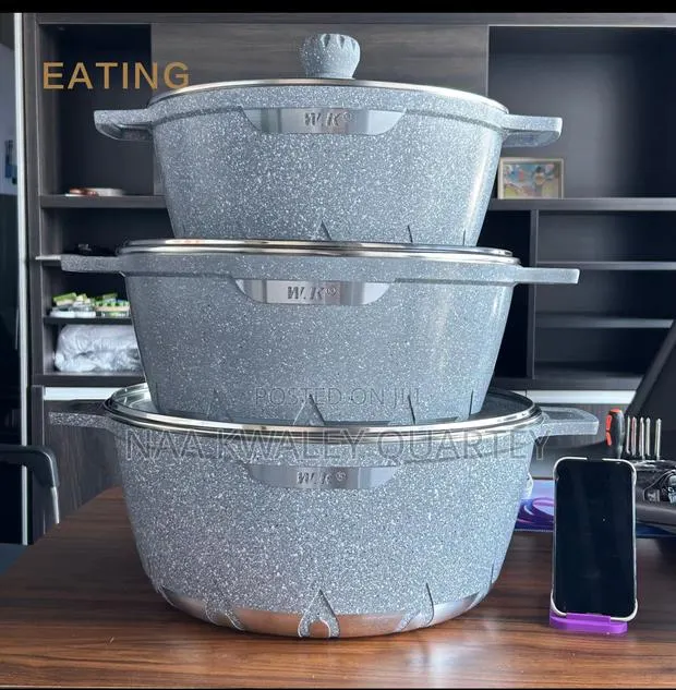 3pcs Large Cooking Pots · Photo 1