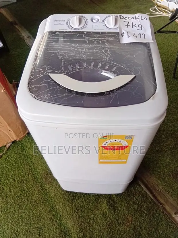 Decakila 7KG Washing Machine – Gentle on Clothes, Tough 7kg · Photo 1