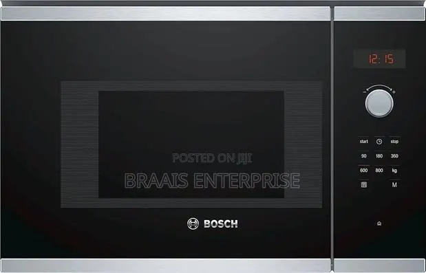 Bosch Built-in Microwave Oven Capacity 20l Black Stainless Steel · Photo 1