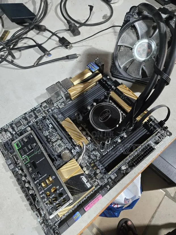 I7 Board and Processor Plus Single Radiator · Photo 1