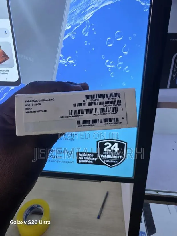 New Samsung Galaxy A26 128 GB Black · Photo 1