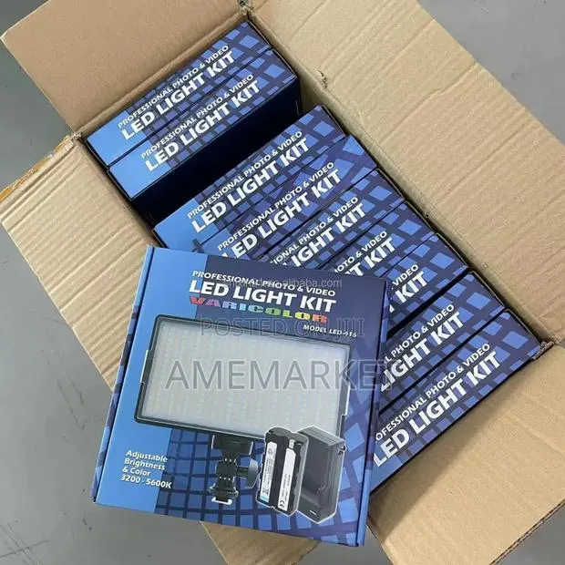 Rechargeable Brand New Pro Led 416 Professional Studio Light Kits · Photo 1