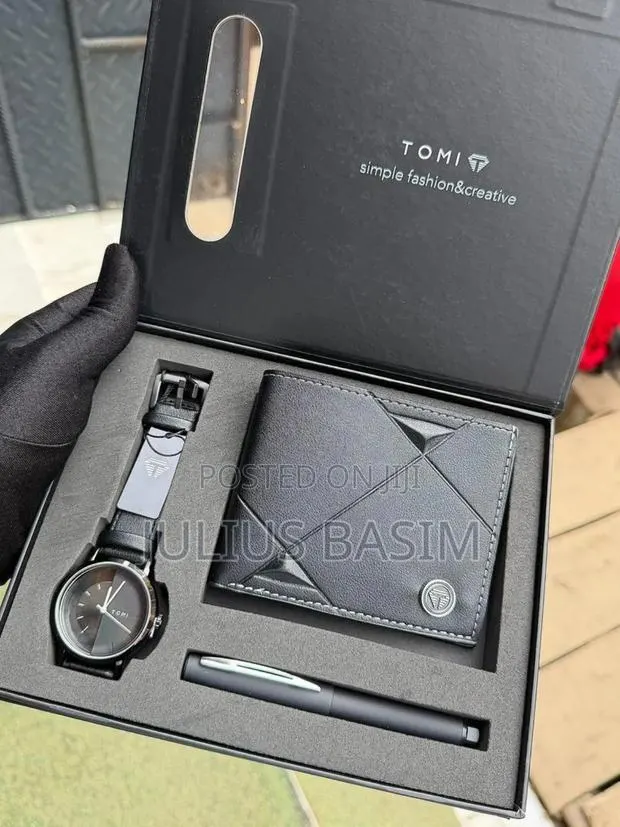 Tomi Watch With Wallet and Pen in Box · Photo 1