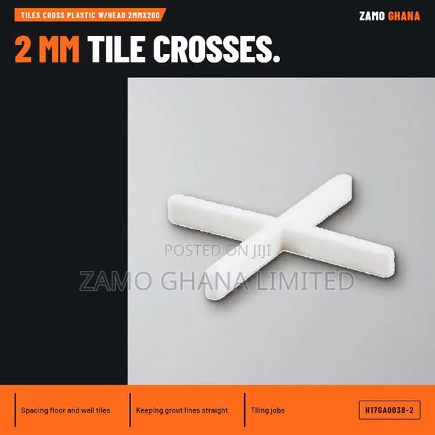 Tiles Cross Plastic W/Head 2Mmx200 - H17ga0038-2 · Photo 1