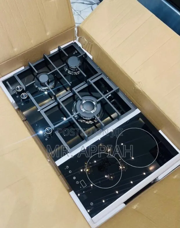 Order Affordable Kenwood 90cm 3 Gas + 2 Electric Hob(Black). · Photo 1