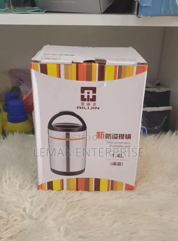 Ailijin Portable Pot, Insulated Vacuum Thermal Lunch Box. · Photo 1