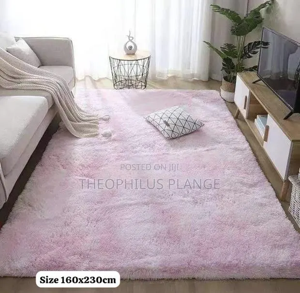Fluffy Fur Carpet.120x230 Pink · Photo 1