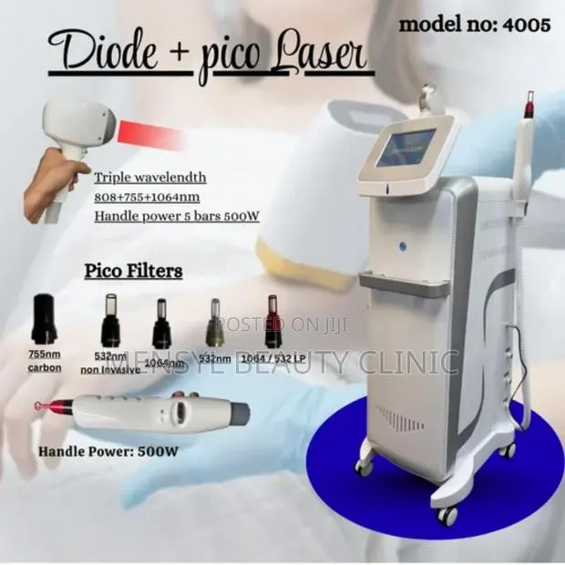 2-in-1 Laser Machine /Picosecond for Tattoo Removal / Hair Removal · Photo 1