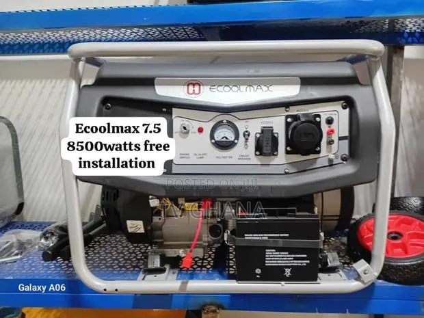 Hustle Hard Power Easy Ecoolmax Pertol Generator 7.5kva · Photo 1