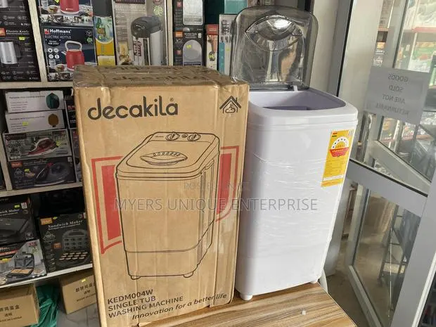Decakila 7kg Single Tub Washing Machine With Drain Hose · Photo 1
