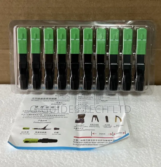Sc/Apc Fiber Fast Connector, Sc/Apc Fiber Fast Connector Single Mode · Photo 1