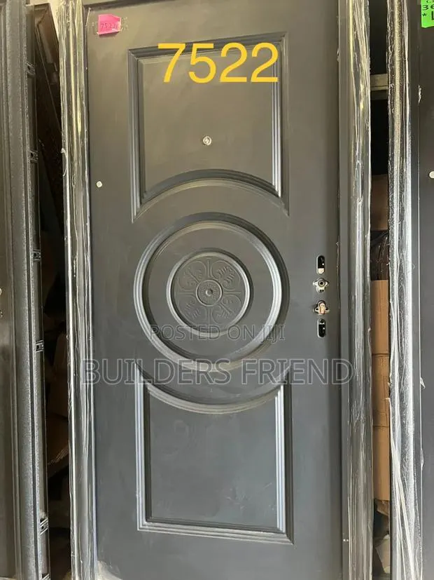 New Standard Stainless Steel Black Security Door Complete · Photo 1