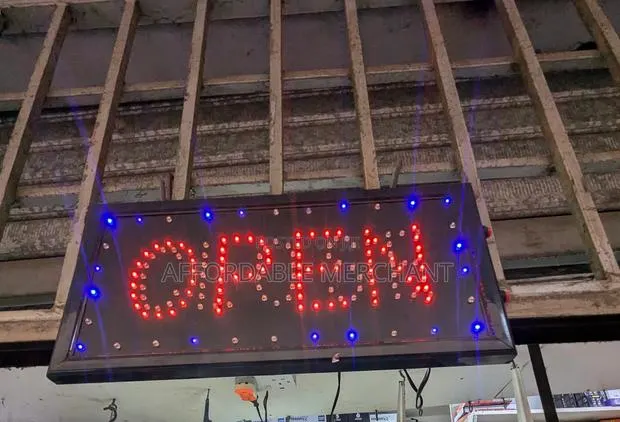 Light Welcome Open and Close Sign · Photo 1