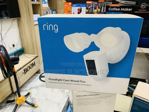 Shop the New Ring - Floodlight Cam Plus Outdoor 1080p Camera - White · Photo 1