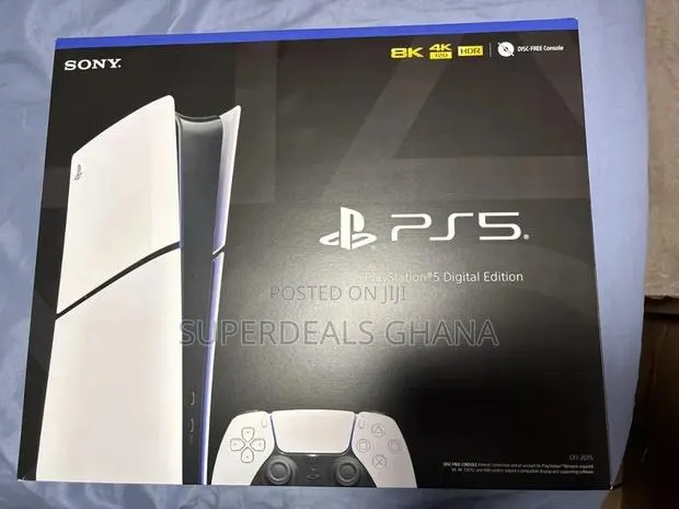 Playstation 5 Slim Digital Edition - White · Photo 1