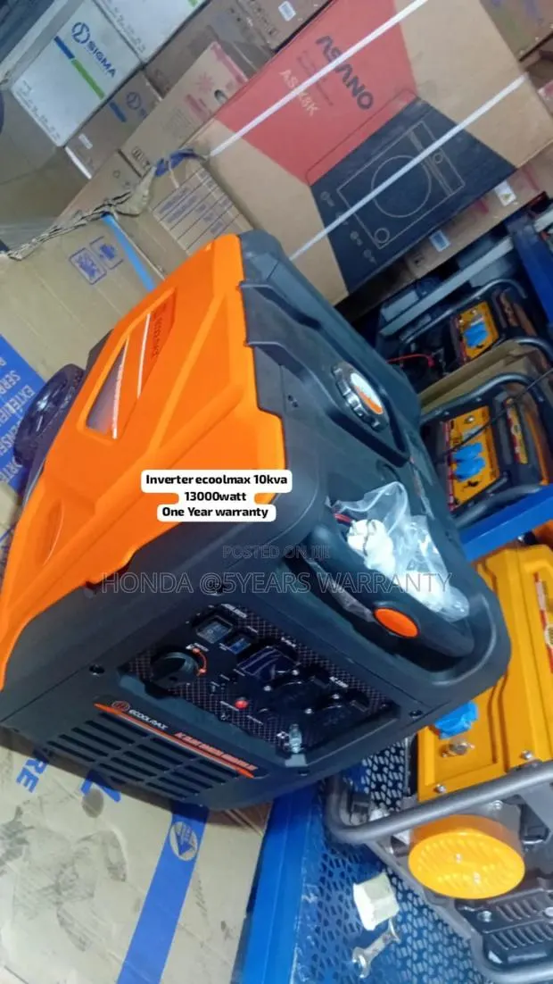 Inverter Ecoolmax 10kva 13000watt Petrol Generator 10kva · Photo 1