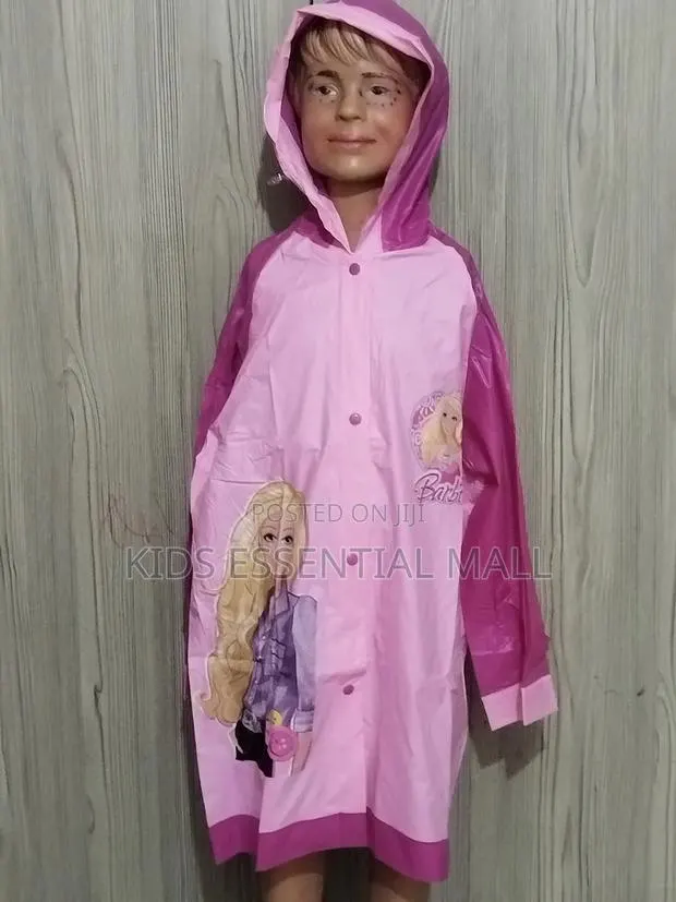 2 to 8years Cartoon PVC Raincoat for Kids · Photo 4