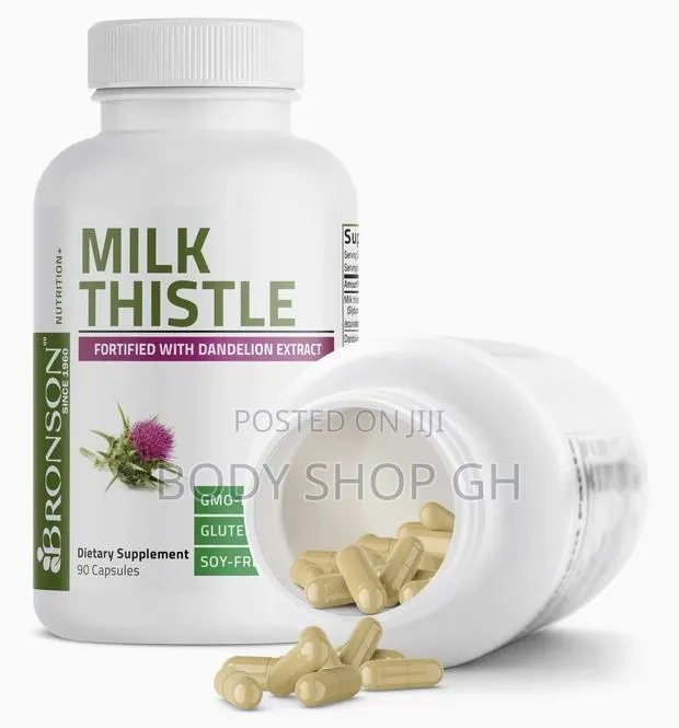 Bronson Milk Thistle Silymarin Marianum + Dandelion Liver Support · Photo 1