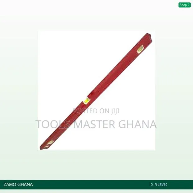 Red Magnetic Spirit Level 60cm - R-Lev60 · Photo 1