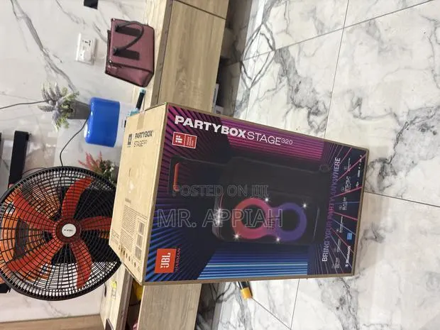 Newly in Stock JBL-Partybox320-Bk Portable Bluetooth Speaker · Photo 1
