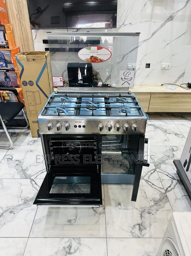 Range Hood Gas Cooker Oven Sliver Midea Tech 5b 60/90 · Photo 1