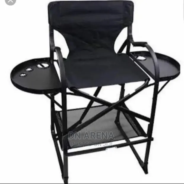 Heavy Duty Make Up Chairs With Two Sided Tray Foldable · Photo 1
