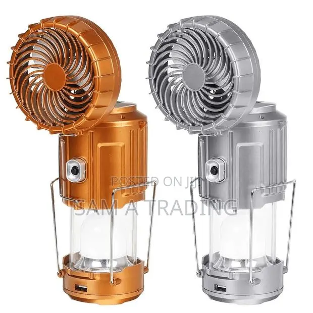 3 in 1 Solar Charging LED Camping Lantern With Fan · Photo 1