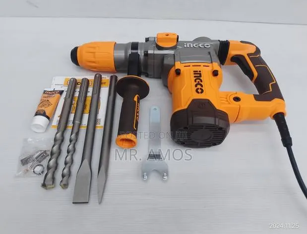 1600 Watt Rotary Hammer With 5pcs Bits Included - Rh16008 · Photo 2
