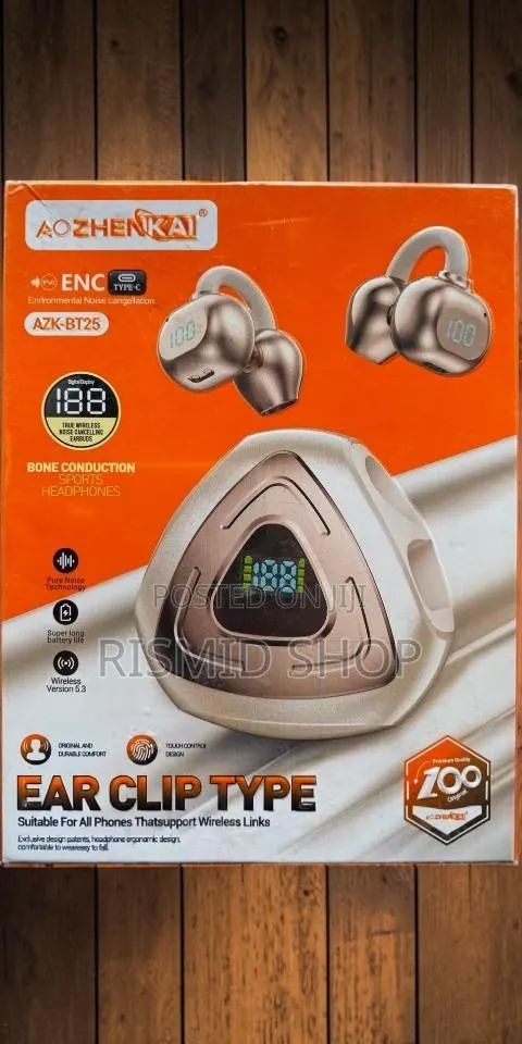 Ao Zhenkai Azk-Bt25 Ear Clip Type Earphones · Photo 1