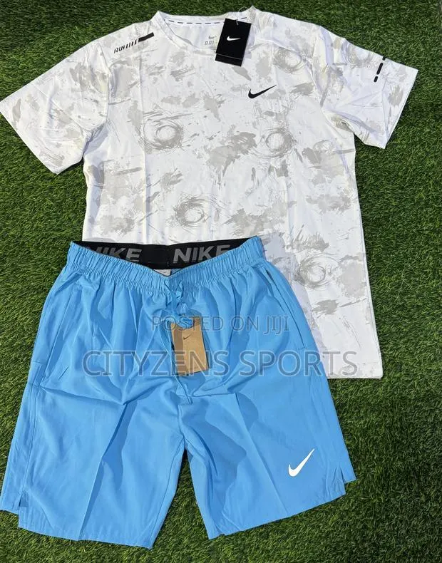 Nike Gym/Sports White and Light Blue Combo · Photo 1