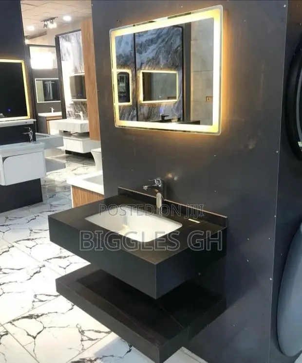 Vanity Basin With Led Mirror-60cm · Photo 1