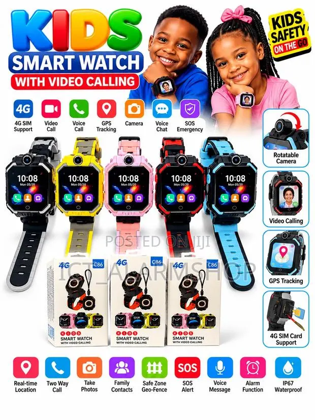 Kids 4G Smart Watch With Video Calling, GPS Tracking & SOS · Photo 1