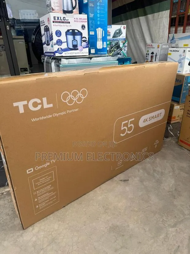 TCL 2026 Model 55" Led HDR Smart Google Tv. 55p6l Aipq Processor · Photo 1
