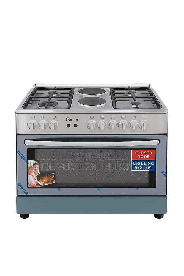 Ferre 4burner + 2 Electric Plates Size 60x90