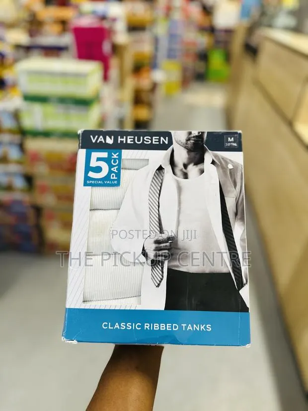 Van Heusen 5-Pack Classic Ribbed Tank Tops · Photo 1