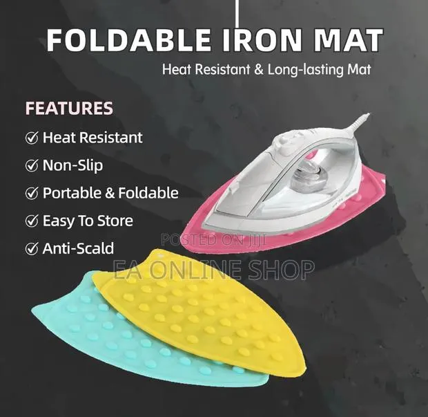 Heat Resistant Silicone Iron Rest Mat Pad