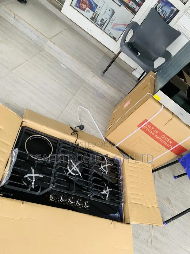 Choose Perfect Black Kenwood in-Built 4 Gas 1 Electric Hob · Photo 1