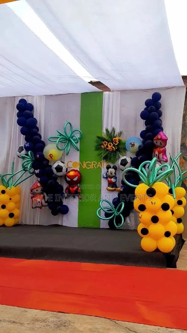 Children Graduation or Birthday Backdrop