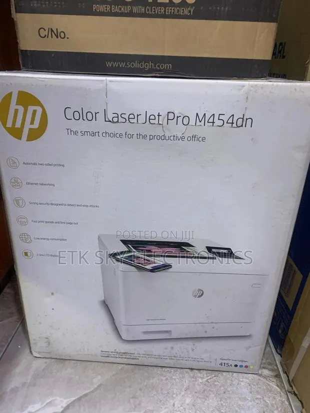 Duplex Hp Color Laserjet Pro M454dn Network Printer · Photo 1