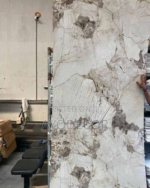 Modern Waterproof Marble Sheet PVC UV Wall Cladding High Gloss