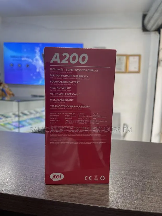 New Itel A200+ 128 GB Black · Photo 1