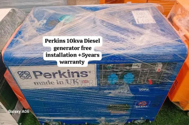Electric Blast Perkins Diesel Generator 10kva Silent · Photo 1