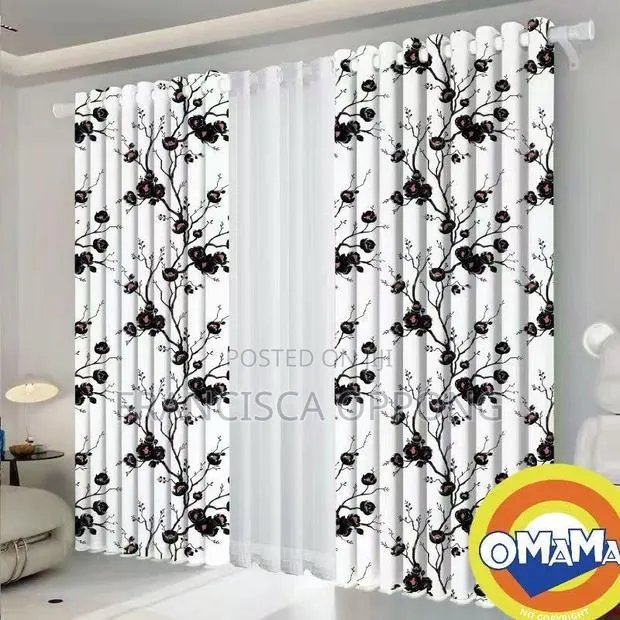 Curtains 3 in 1 (2 Sunblock 1 Voile) · Photo 1