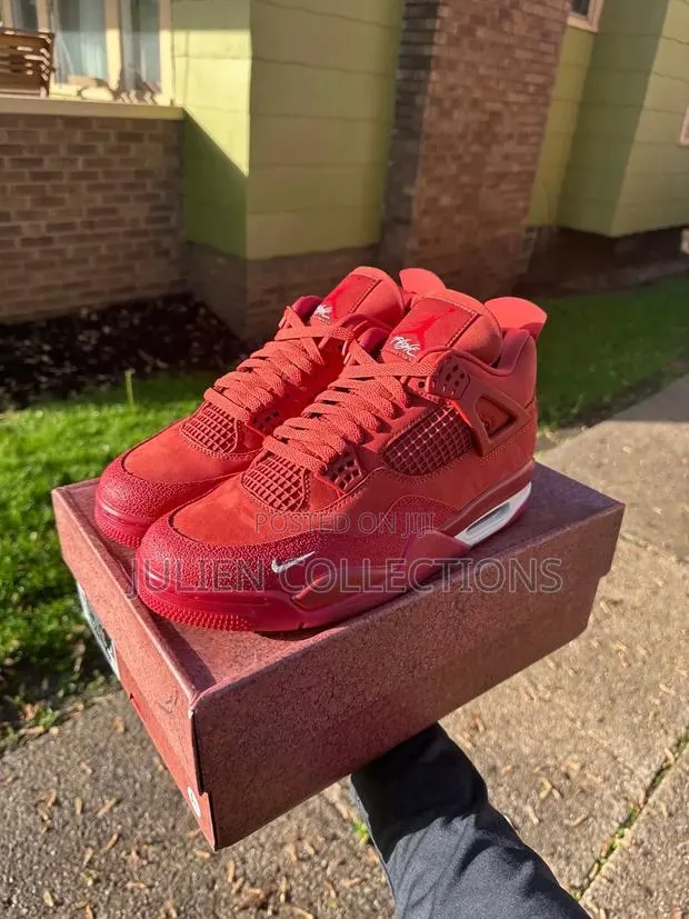 Jordan Retro 4 Brick Red Wine · Photo 1