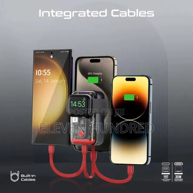 Power Bank Ultra-Fast Charging(Transparent) · Photo 1