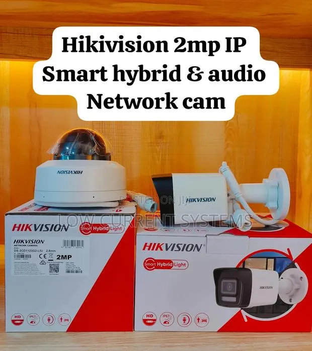 Hikivision 2mp Ip Camera With Audio Network Camere Ip Hybrid Light · Photo 1