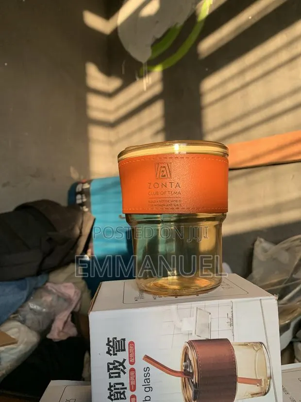 450 Ml Slub Glass Bottle/Cup · Photo 1